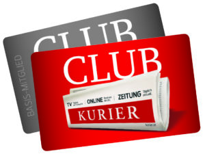 Logo des Kurier Clubs zweifarbig