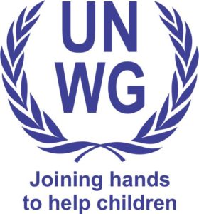 Logo der UNWG -Kooperation mit der Taschenfabrikantin