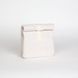 kleine Lunchbag aus upcycling Baumwolle für Snacks