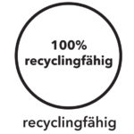 Symbol für recyclingfähiges Material