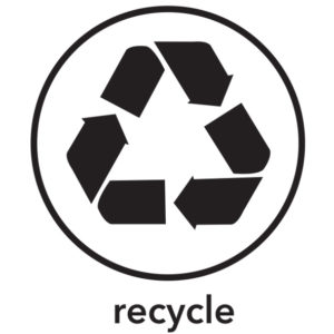 Symbol für recyceltes Material
